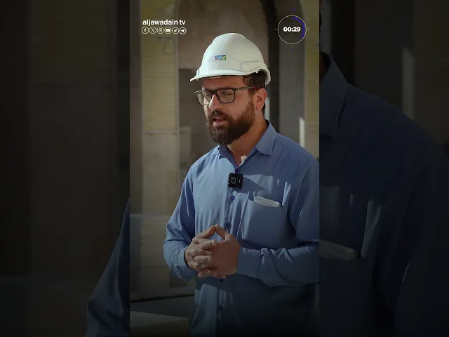 ⁣ضمن حملة الإعمار الكبيرة في العتبة الكاظمية المقدسة مراحل إكساء صحن الرسول ص تقديم المهندس ياسر عامر