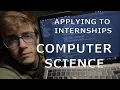 Applying to CS Internships is Cooked