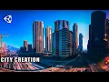 Making a beautiful city in ONE ckick fantastic city generator