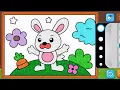 Cute Rabbit Colouring for Kids Easy Bunny Coloring Pages Wish Colouring