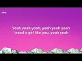 Maroon 5 - Girls Like You (Lyrics)