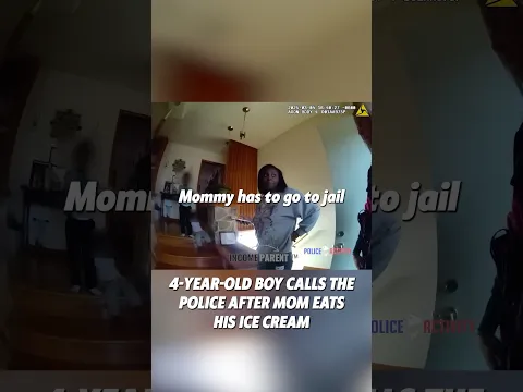 4 Year Old Calls Cops On His Mom For Eating His Ice Cream 😂