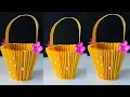 Download Lagu Accordion Paper Basket Making | Paper Bucket in DIY Crafts | New Paper Crafts