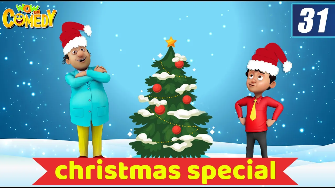 Chacha Bhatija | Christmas Special | Pyaaz Ki Chori | Animated Stories | Wow Kidz Comedy