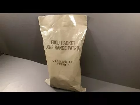 Download MP3 1979 Food Packet Long Range Patrol Ration Vintage MRE Review Meal Ready to Eat Taste Test