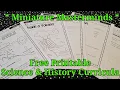 Science History Worksheets from Minature Masterminds Early Elementary Free Printables