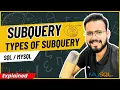 Subquery in Complete Guide with Correlated Subquery Course