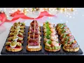 Lagu 4 Canapés Gourmet con Pan Tostado para Celebrar la Navidad 2023-2024 | DarixLAB
