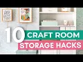 10 Clever Craft Room Ideas Cricut Storage Hacks More