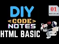 DIY CODE NOTES HTML BASIC JULSTUB