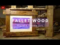 Making a Rustic Picture Frame From pallet wood Picture Frame diy