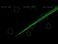 Asteroid game with minimal physics using GJK algorithm as collision detection