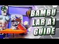 Bambu Lab A1 AMS Lite Guide Assembly Setup Slicing Example Prints Optimizing AMS and Review