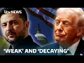 Lagu Trump accuses 'weak' Europe of mishandling Ukraine, hinting he could withdraw support | ITV News