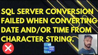 SQL Server conversion failed when converting date time from character string