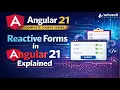 Reactive Forms in Angular 21 Forms in Angular Angular 21 tutorials in Hindi Sahosoft