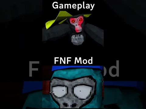 Five Nights at Monkeys: FNF Mod vs Gameplay