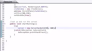 Intermediate Java Tutorial 40 Setting Up the Server YouTube