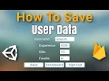 Unity User Data Scoreboard Tutorial - Firebase Realtime Database