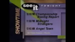 Showtime promos from November 21 1992