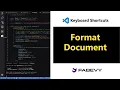 Visual Studio Code Shortcut 17 How to format Document