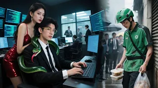 كان عامل التوصيل مكروه ا لكن في اللحظة التالية ساعد رئيسة جميلة على ربح المليارات إنه هاكر خفي 