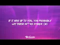 21 Savage - all of me (Lyrics)