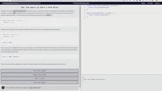 ES6 Use export to Share a Code Block