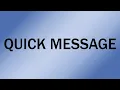 Wanco Message Sign Operation Quick Message
