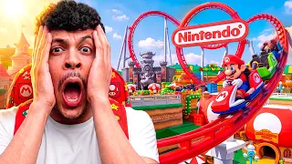 FUI CONHECER O PARQUE DO MARIO!! REALIZEI UM SONHO! 🥹 (super nintendo world)