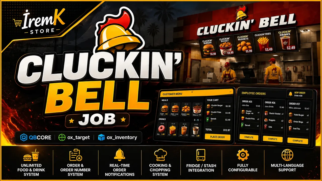 İremK Store - Cluckin Bell Job