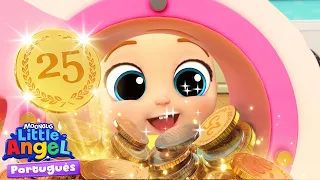 Bota Tudo no Cofrinho Joãozinho 💰 O Mundo de Nina e Nico | Little Angel em Português
