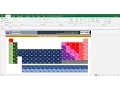 Periodic Table Worksheet - Printable Excel Template