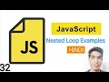 Javascript Nested Loop - Tutorial in Hindi