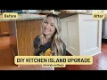 DIY Kitchen Island Upgrade Tutorial