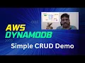 Simple CRUD Demo on AWS DynamoDB