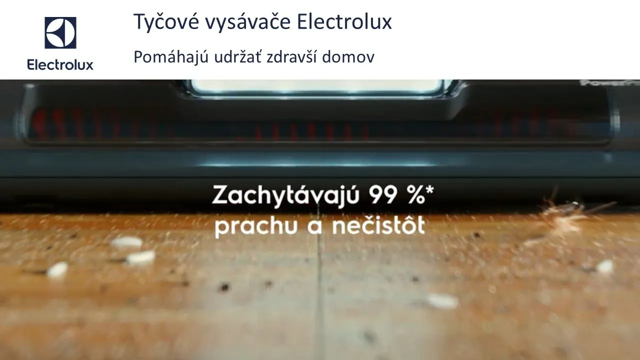 Electrolux Slovakia — Electrolux - Captures 99% of Dust and Dirt (YouTube video ad)