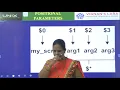 Lecture 8 Positional Parameters