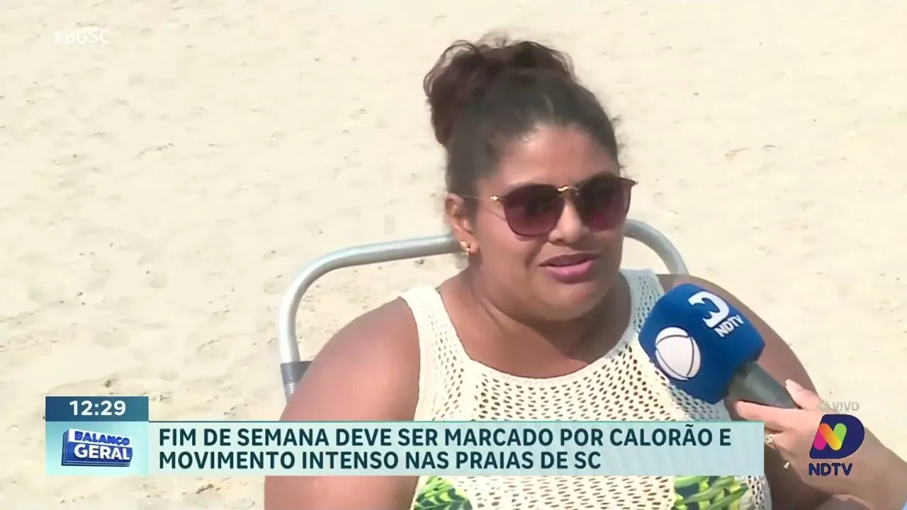 Fim de semana ensolarado promete praias lotadas em Santa Catarina