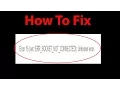 How To Fix Error 15 net ERR - SOCKET