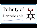 Polarity Solubility of Benzoic acid
