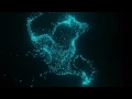 Particle explosion color fade