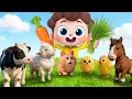 Lagu Kleine bezorger met dieren 🐑🐄🐤🦆🐱 | Leer boerderijdieren | Kinderliedjes | BabyBus