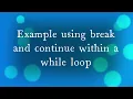 Python while and for loops iterators and iterables and list comprehensions 03 lecture part b