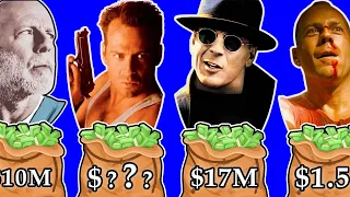 Bruce Willis Salary for Every Movie Hits Flops - Data Cards