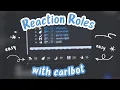 How to add reaction roles with carl bot unique verify reaction role commands