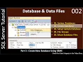 Create Database Part 2 - New Databases SQL SSMS TSQL Tutorial