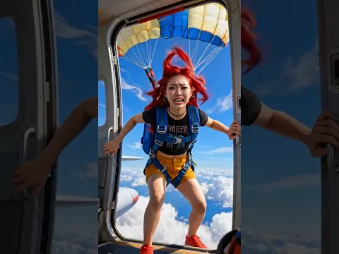 A zoey pulou do avião?!