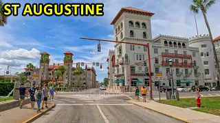 St Augustine Florida Driving Through