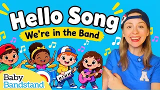 We’re in the Band! 🎸 | Hello Song for Babies & Toddlers | Baby Bandstand